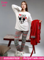 بيجامة شتوي بالروب القطيفة