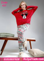 بيجامة شتوي قطيفة ميكي