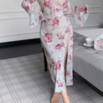 لانجري طويل فلورال كود 433