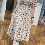 فستان خروج مشجر صيفي واسع ومريح