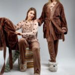 بيجامة شتوي بالروب حريمي