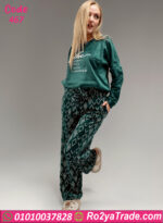 بيجامة فرو شتوي ناعمة