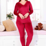 بيجامة قطيفة هايدي مستوردة