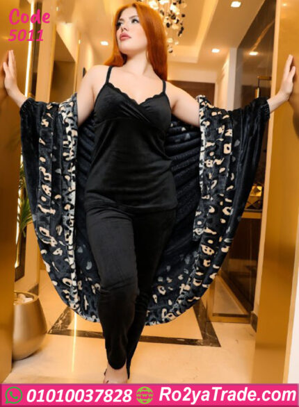 طقم بيتي شتوي قطيفة Tamara