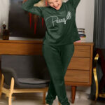 بيجامة حريمي قطيفة شتوي