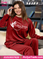 بيجامة قطيفة شتوي نسائي