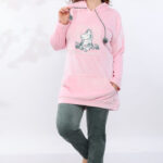 بيجامة شتوي هودي قطيفة