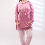 بيجامة قطيفة شتوي بيج سايز