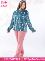 بيجامة شتوي قطيفة حريمي