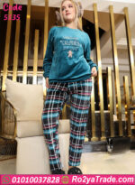 بيجامة حريمي قطيفة شتوي