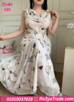 فستان فراشات ناعم