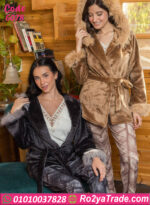 طقم شتوي ناعم بالفرو