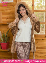 طقم شتوي ناعم بالفرو