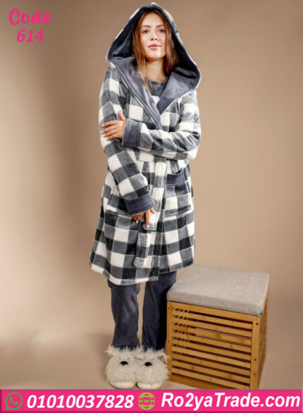 بيجامة شتوي ناعمة