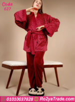 بيجامة قطيفة نسائي