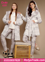 بيچامة شتوي نسائية فليز ناعمة