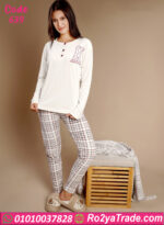 بيچامة شتوي نسائية فليز ناعمة