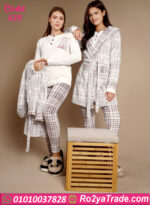 بيچامة شتوي نسائية فليز ناعمة