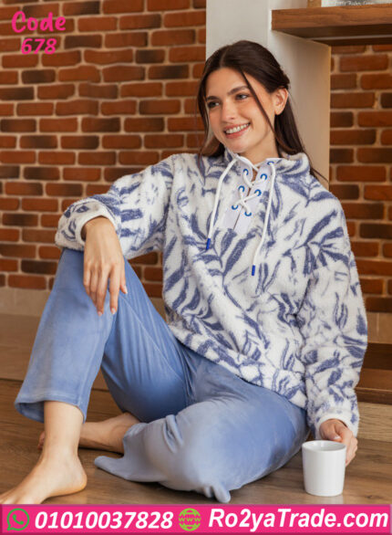 بيجامة شتوي ناعمة