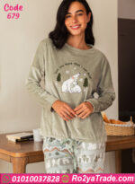 بيجامة شتوي دببة قطيفة