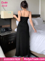 فستان لانجري دانتيل وتول