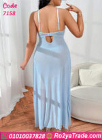 لانجري دانتيل طويل زهور