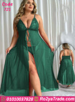 لانجري طويل دانتيل مفتوح بيج سايز