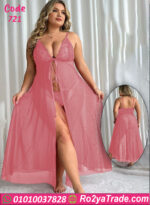 لانجري طويل دانتيل مفتوح بيج سايز