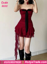 فستان ليكرا طبقات