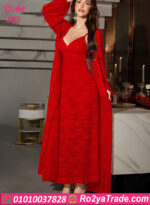 لانجري طويل دانتيل فخم