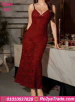 لانجري طويل دانتيل فخم