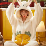 جمبسوت أرنب قطيفة شتوي