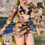 لانجري بكيني مشجر