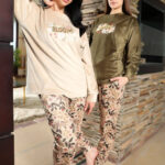 بيجامة قطيفة Bloom شتوي