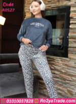 بيجامة قطيفة Chi Omega شتوي