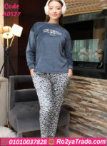 بيجامة قطيفة Chi Omega شتوي