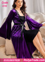 روب قطيفة شتوي ناعم 078