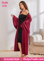 روب قطيفة شتوي ناعم 078