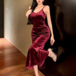 فستان قطيفة شتوي 081