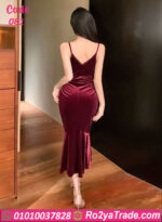 فستان قطيفة شتوي 081