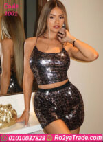 لانجري سواريه لامع قصير