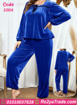 بيجامة قطيفة شتوي وان سايز