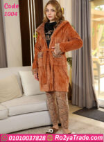 بيجامة فرو تايجر شتوي نسائي