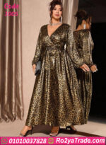 فستان تايجر طويل وان سايز