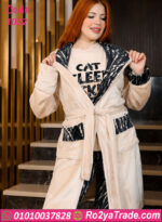 طقم شتوي فرو نسائي بكابيشو
