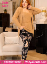 بيجامة شتوي فرو ناعم