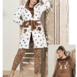 بيجامة شتوي بالروب قطيفة