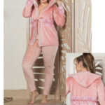 بيجامة فرو شتوي بالروب