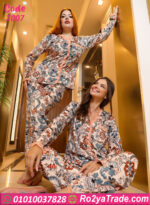 بيچامة بنقشة ورد