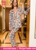 بيچامة بنقشة ورد